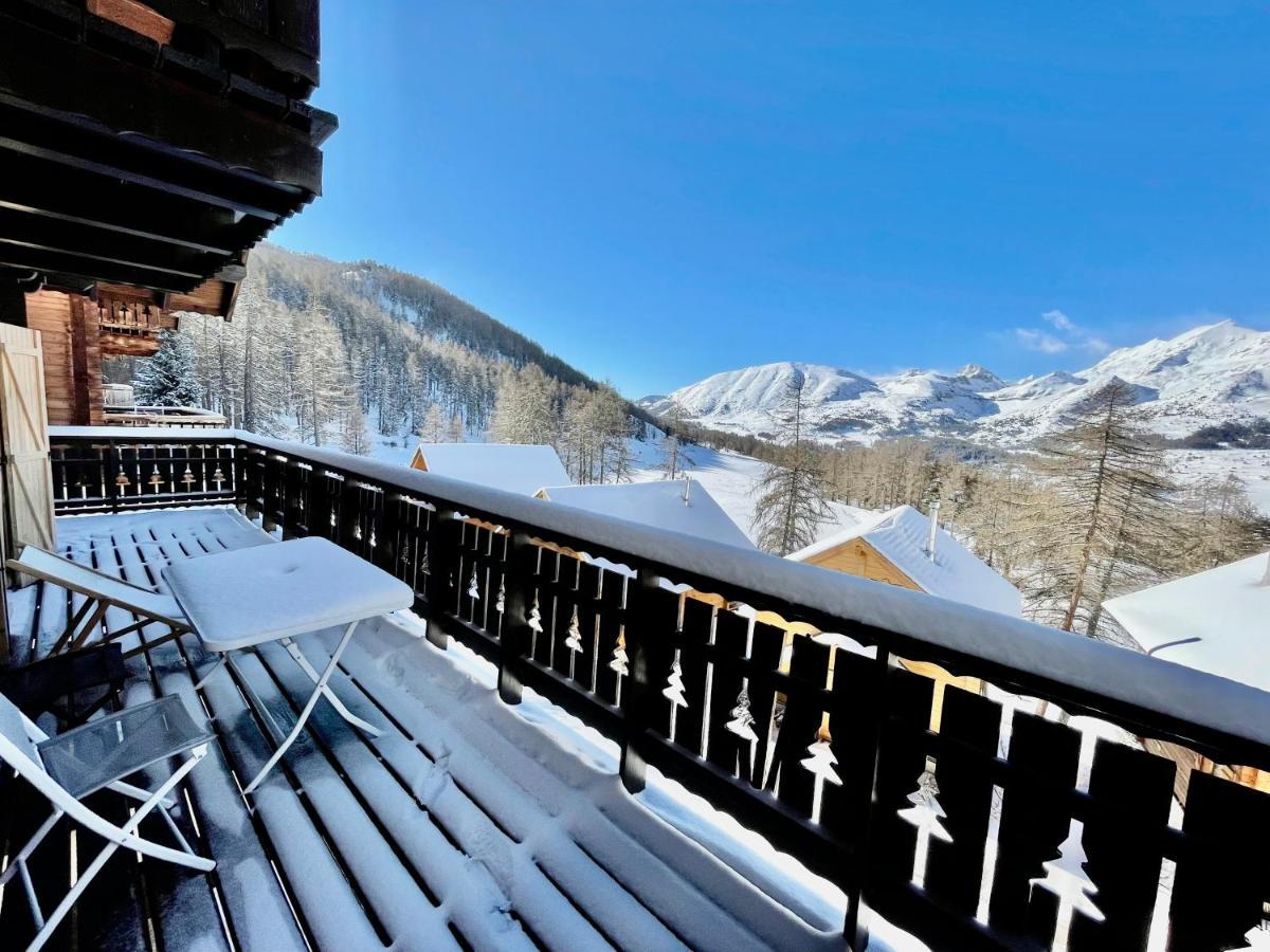 Chalet Aneloup Vue D'Exception A La Joue Du Loup Le Devoluy Exterior photo