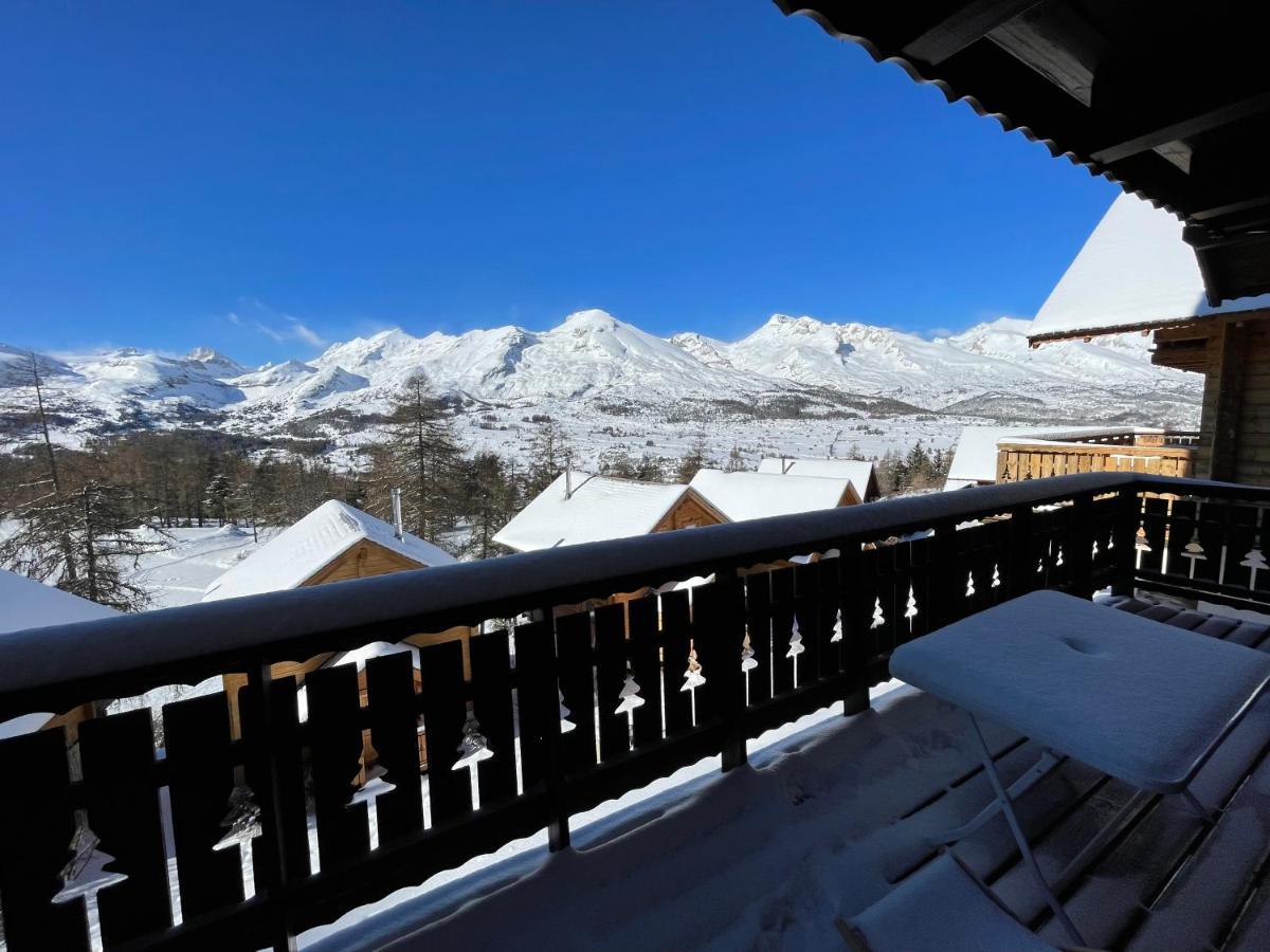 Chalet Aneloup Vue D'Exception A La Joue Du Loup Le Devoluy Exterior photo