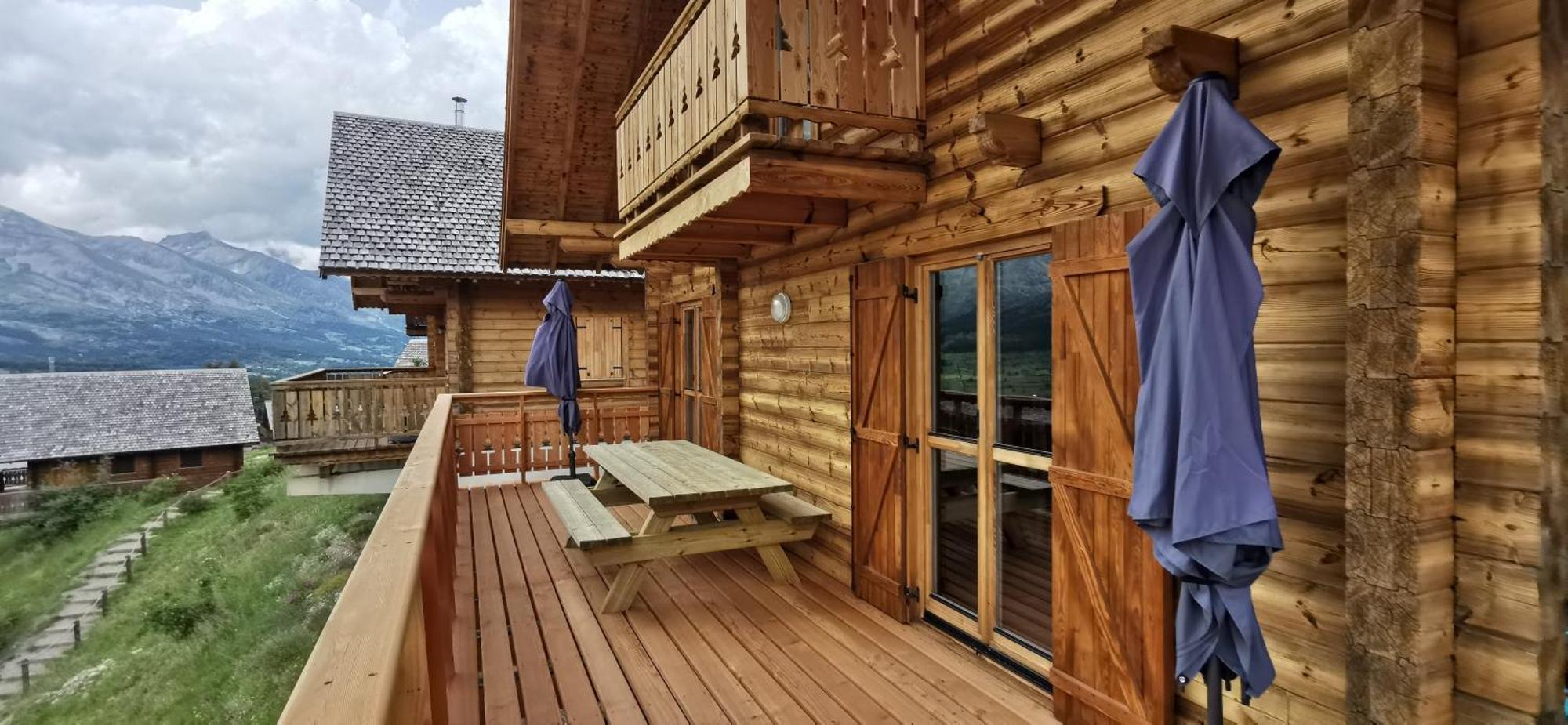 Chalet Aneloup Vue D'Exception A La Joue Du Loup Le Devoluy Exterior photo